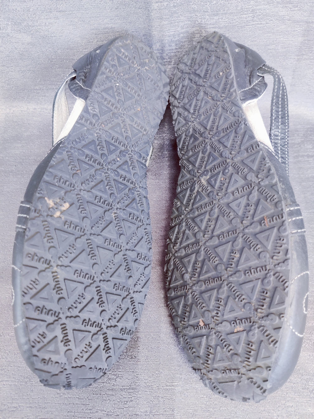 Ahnu Karma Mary Jane Ballet Flats Crisscross Straps Black Leather 10.5 Comfort - Picture 7 of 10